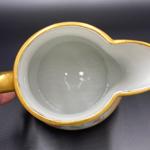 Vintage Signed fine porcelain pitcher - Picture 8 of 13